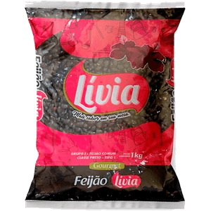 FEIJAO LIVIA TP-1 1KG PRETO